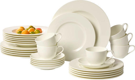 KOMBISERVICE Noblesse 30-teilig - Basics, Keramik (39/26/37cm) - Villeroy & Boch