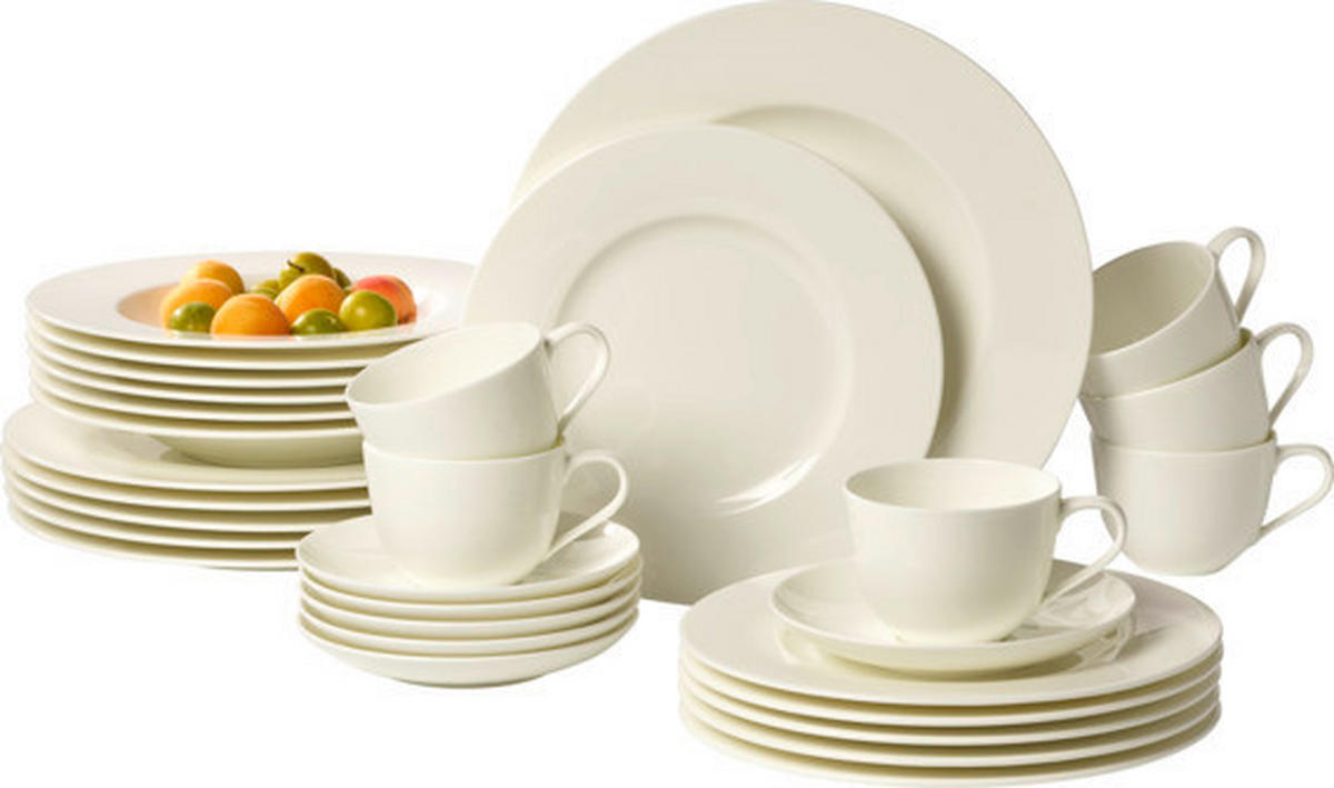 KOMBISERVICE Noblesse 30-teilig  - Basics, Keramik (39/26/37cm) - Villeroy & Boch