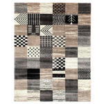 WEBTEPPICH 65/130 cm Butterfly Sempor Grau, Beige  - Beige/Grau, Design, Textil (65/130cm) - Novel