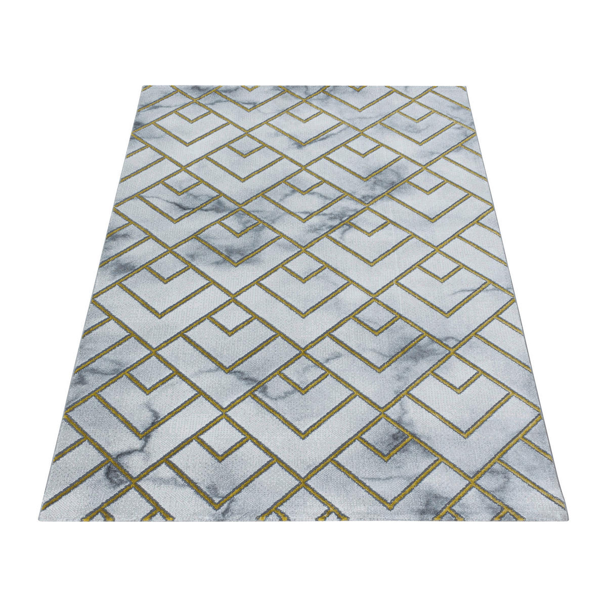 WEBTEPPICH 140/200 cm Naxos 3813 gold Goldfarben  - Goldfarben, Design, Textil (140/200cm)