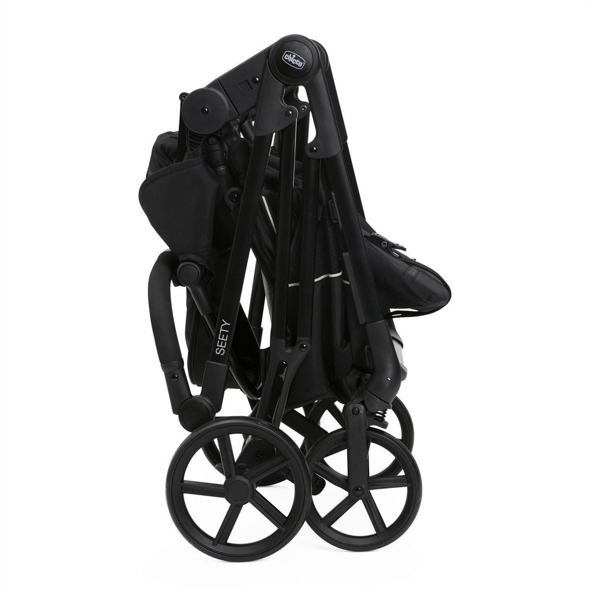 BUGGY SEETY  - Schwarz, Basics, Textil/Metall (55/73/99-110cm) - Chicco