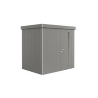 GERÄTEHAUS 236/222/180 cm  - Graphitfarben/Grau, Design, Metall (236/222/180cm) - Biohort