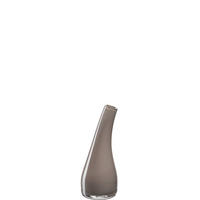 VASE  - Braun, Basics, Glas (6,6/16/6,6cm) - Leonardo