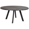 MATBORD i trä, metall 160/160/75 cm   - svart, Design, metall/trä (160/160/75cm) - Rowico