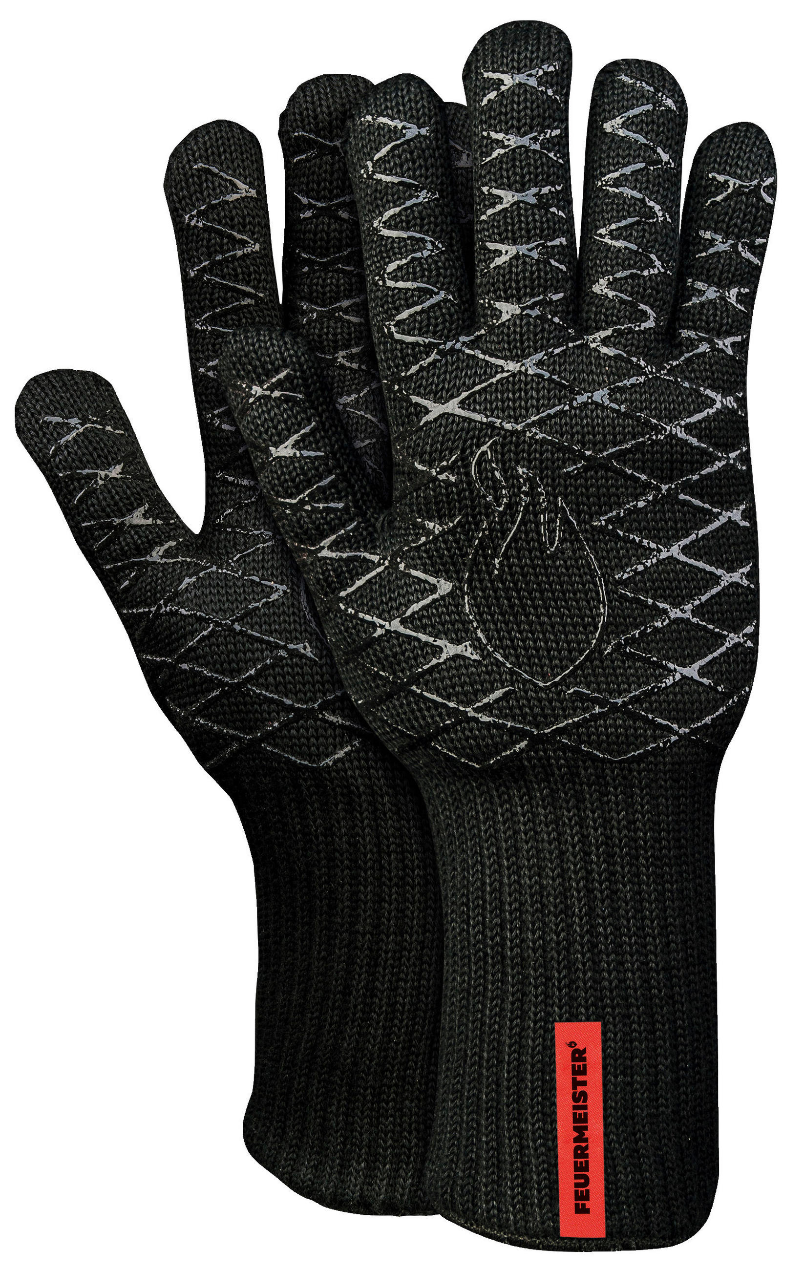GRILLHANDSCHUHE GRÖSSE 8 - Schwarz, Lifestyle, Textil (13/30/0,5cm) - Zebra 