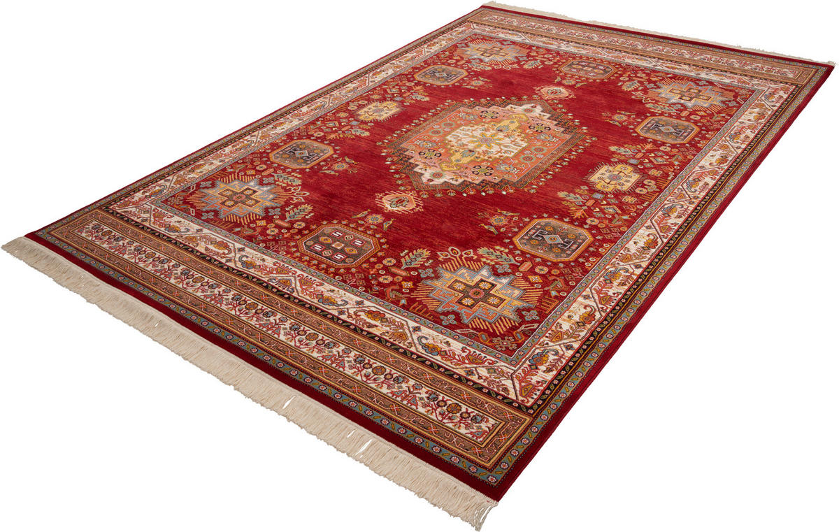 COVOR ȚESUT ABADEH ROT  - roșu, Lifestyle, textil (100/150cm) - Cazaris