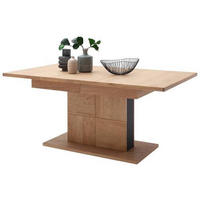 ESSTISCH in Holz, Holzwerkstoff 180-280/100/78 cm  - Eiche Bianco/Anthrazit, Design, Holz/Holzwerkstoff (180-280/100/78cm) - MID.YOU