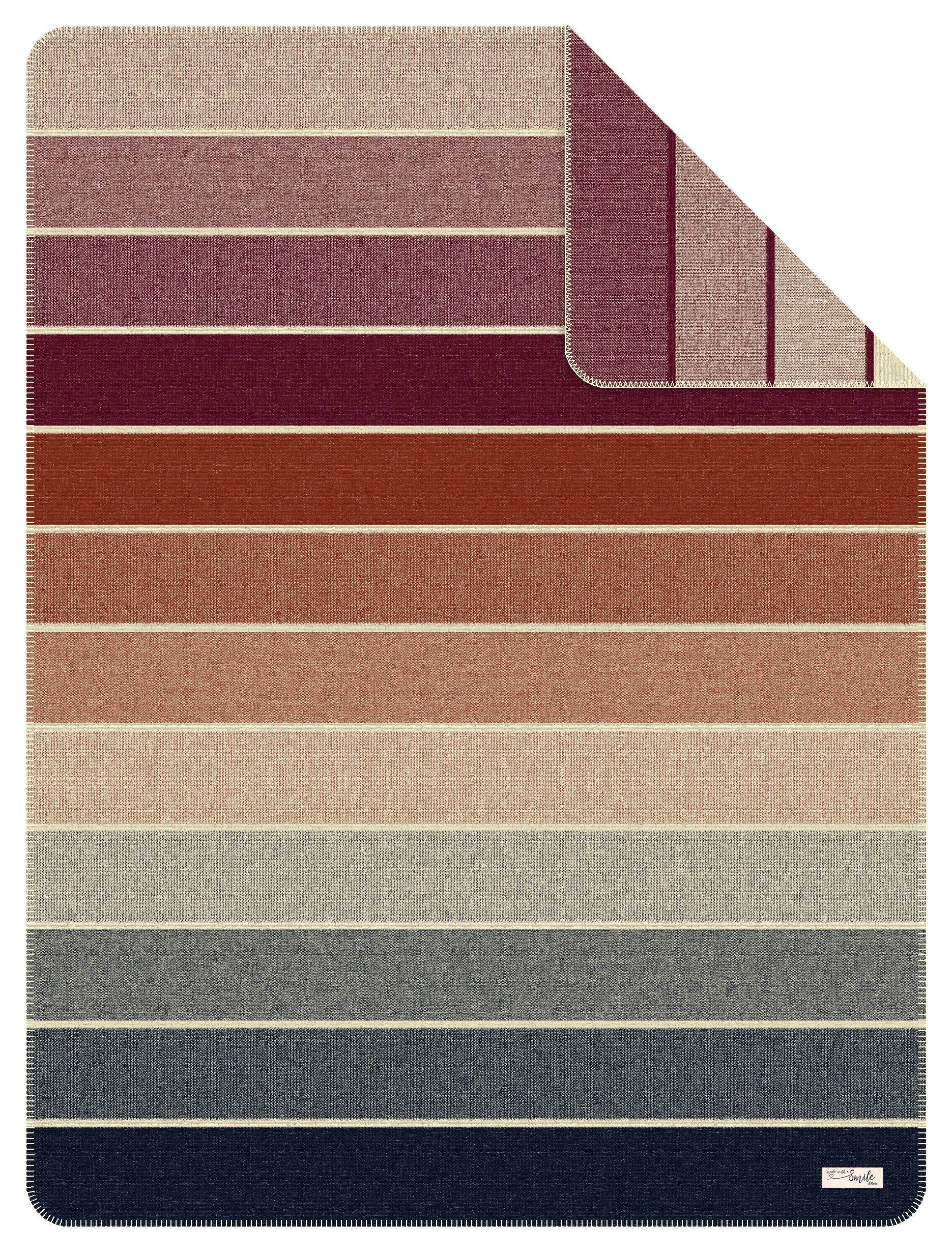 ODEJA 150/200 cm modra, večbarvno, bordo  - modra/večbarvno, Konvencionalno, tekstil (150/200cm) - S. Oliver