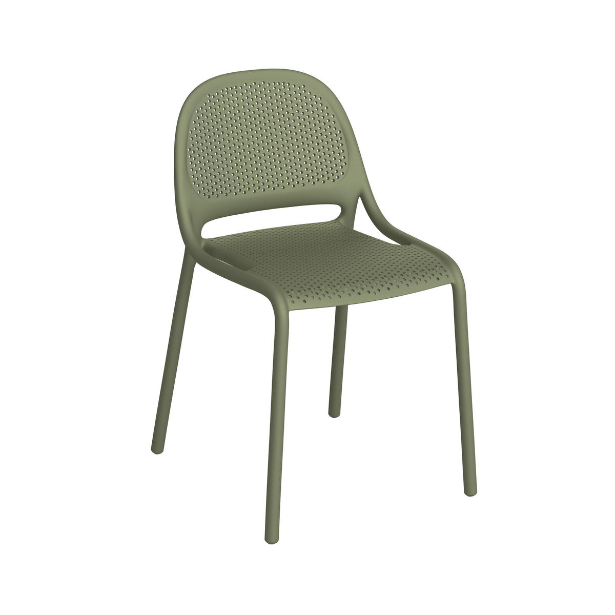 GARTENSTUHL Grün  - Grün, MODERN, Kunststoff (50/81/55cm) - Ambia Garden