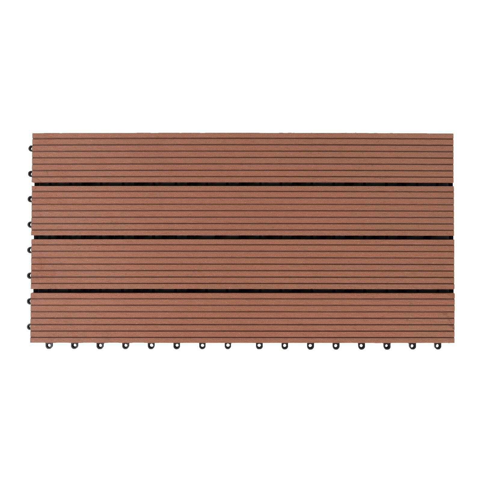 TERRASSENFLIESE Hellbraun  - Hellbraun, MODERN, Holzwerkstoff (30/60cm) - Ambia Garden