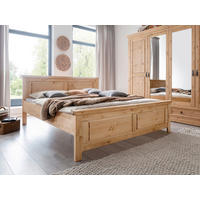 BETT 180/200 cm  in Eichefarben  - Eichefarben, KONVENTIONELL, Holz (180/200cm) - Livetastic