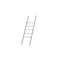 HANDDUKSSTEGE 50/160/2 cm  - svart, Modern, metall (50/160/2cm) - Livetastic