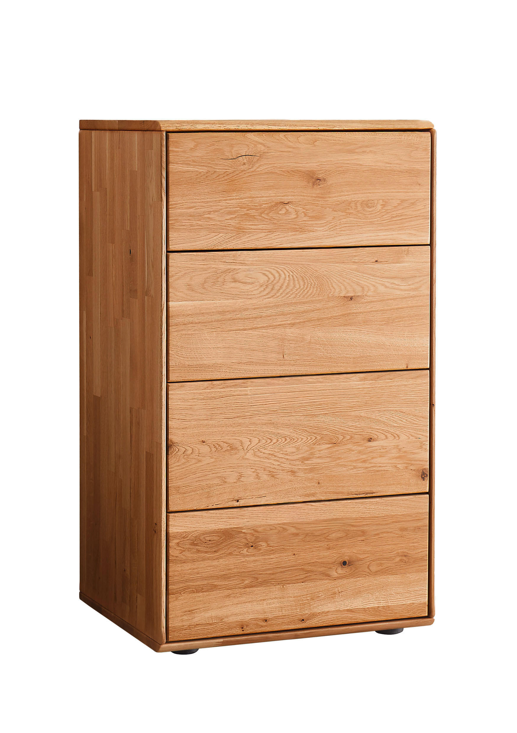 KOMMODE , 51/91/40 cm, 4 Schublade(n)  - Wildeiche, Design, Holz (51/91/40cm) - Livetastic
