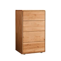KOMMODE , 51/91/40 cm, 4 Schublade(n)  - Wildeiche, Design, Holz (51/91/40cm) - Livetastic