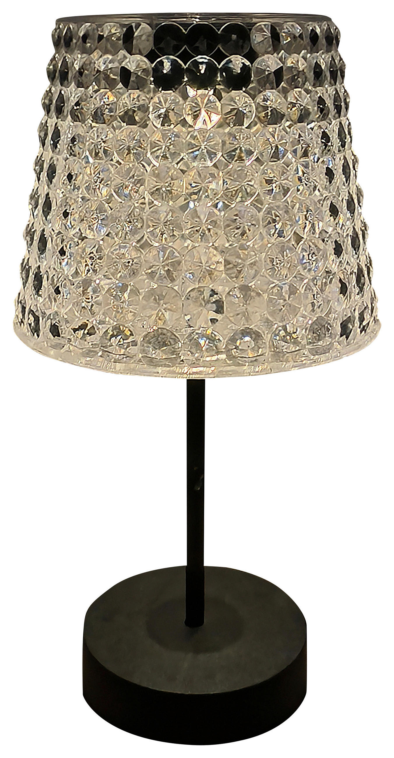 SOLÁRNÍ SVÍTIDLO, 12,5/24 cm - černá/průhledné, Trend, plast (12,5/24cm) - Ambia Garden