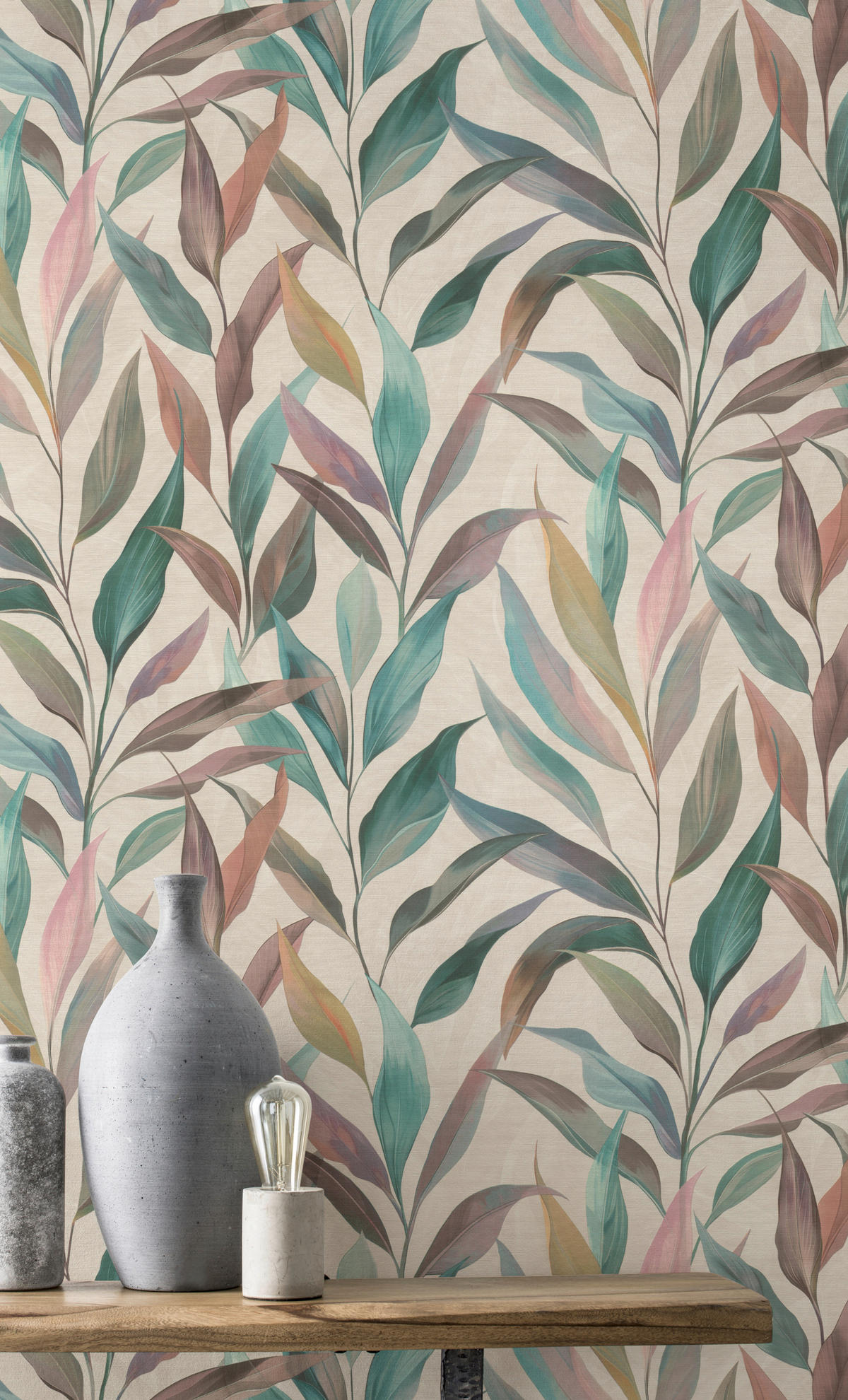 TAPETE - Beige, Natur, Textil (600/53cm) - Tesa