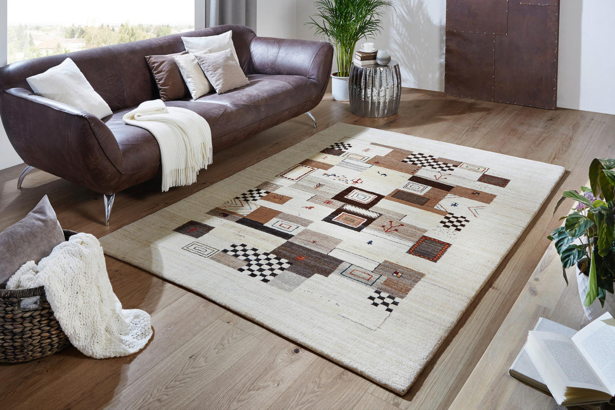 ORIENTTEPPICH 150/150 cm Charlys Tante Beige  - Beige, LIFESTYLE, Textil (150/150cm)