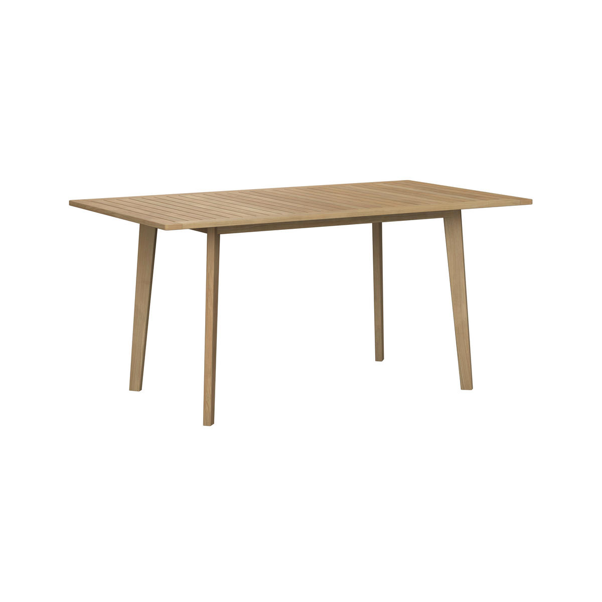 GARTENTISCHGRUPPE Akaziemassiv  - Anthrazit/Teakfarben, Natur, Holz/Kunststoff - Ambia Garden