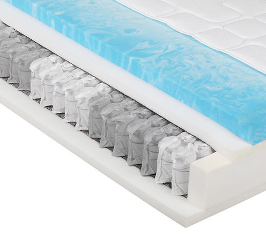 BOXSPRINGMATRATZE - Weiß, Basics, Textil (90/190cm) - Xora