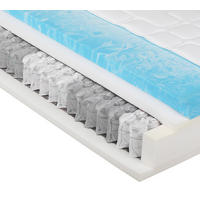 BOXSPRINGMATRATZE inkl. Topper - Weiß, Basics, Textil (80/200cm) - Xora