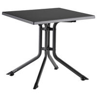 GARTENKLAPPTISCH 70/70/74 cm Metall, Kunststoff quadratisch  - Anthrazit, Basics, Kunststoff/Metall (70/70/74cm) - Kettler