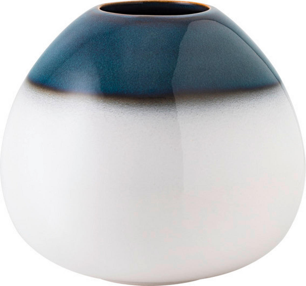VAZA  14,5/13 cm    keramika  - bijela/plava, Basics, keramika (14,5/13cm) - like.Villeroy & Boch