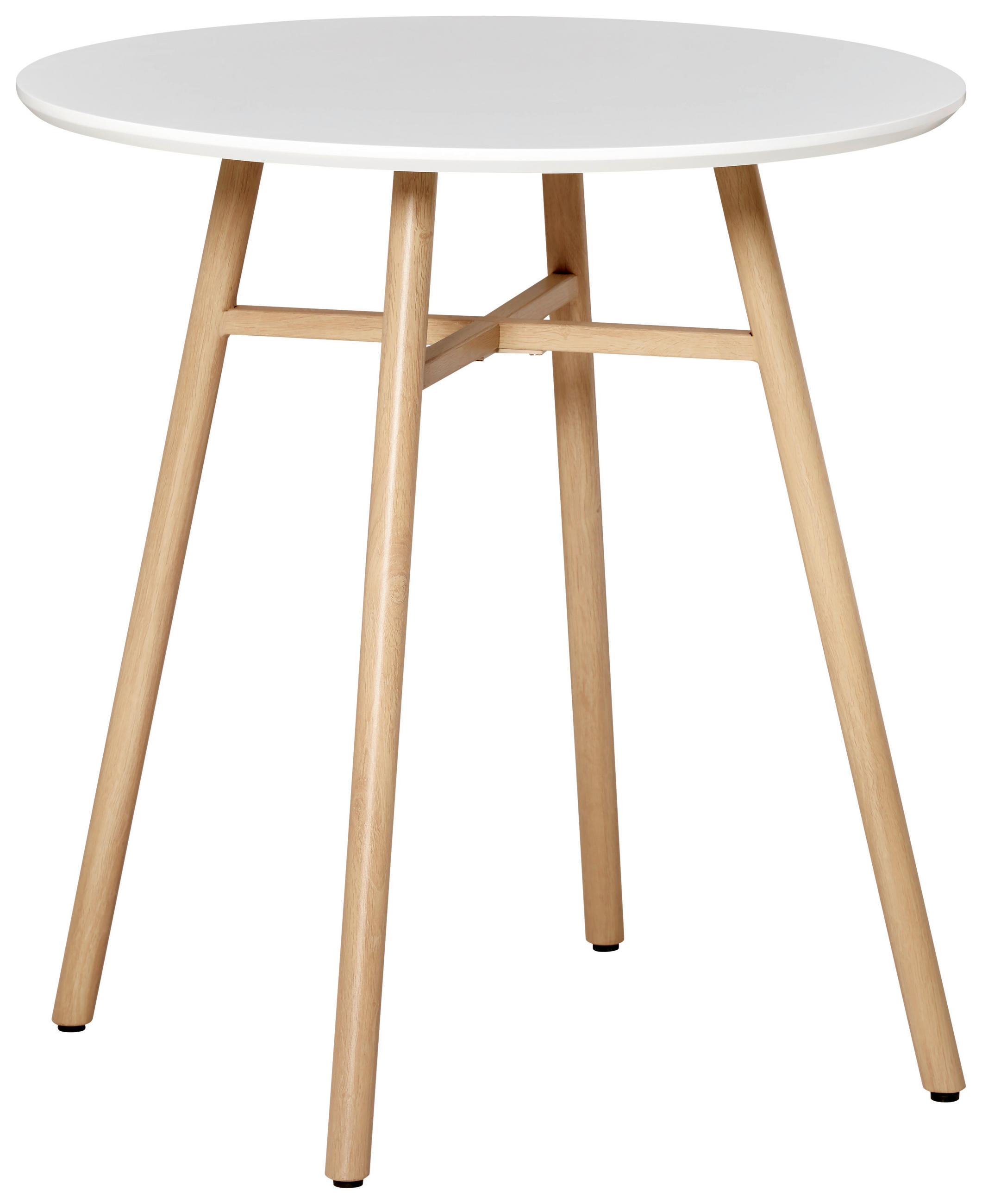ESSTISCH in Metall, Holzwerkstoff  - Eichefarben/Weiß, LIFESTYLE, Holzwerkstoff/Metall (70/75/70cm) - MID.YOU