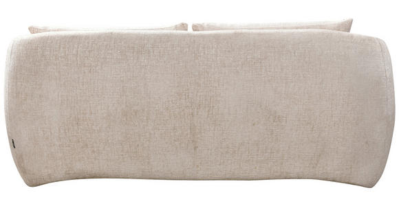 2-SITZER-SOFA Struktur Beige  - Beige/Schwarz, Design, Kunststoff/Textil (183/75/112cm) - Ambia Home