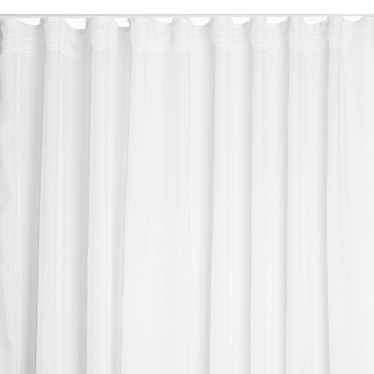 FERTIGVORHANG  transparent   280/280 cm  - Weiß, Basics, Textil (280/280cm)