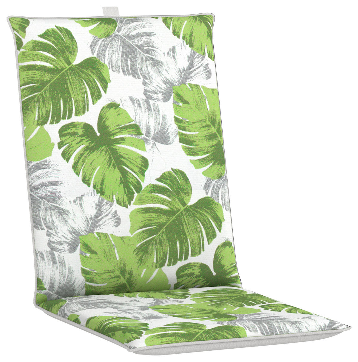SESSELAUFLAGE in Grün, Weiß Uni  - Weiß/Grün, Basics, Textil (48/5/105cm)