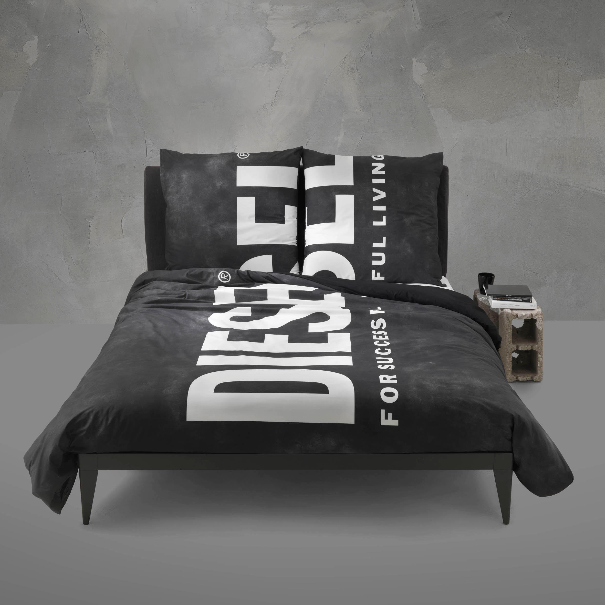 BETTWÄSCHE DIESEL Perkal 240/220 cm  - Schwarz, Basics, Textil (240/220cm) - Diesel