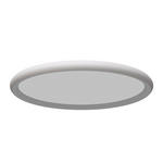 LED-DECKENLEUCHTE 40/3,5 cm   - Weiß, Basics, Kunststoff (40/3,5cm) - Novel