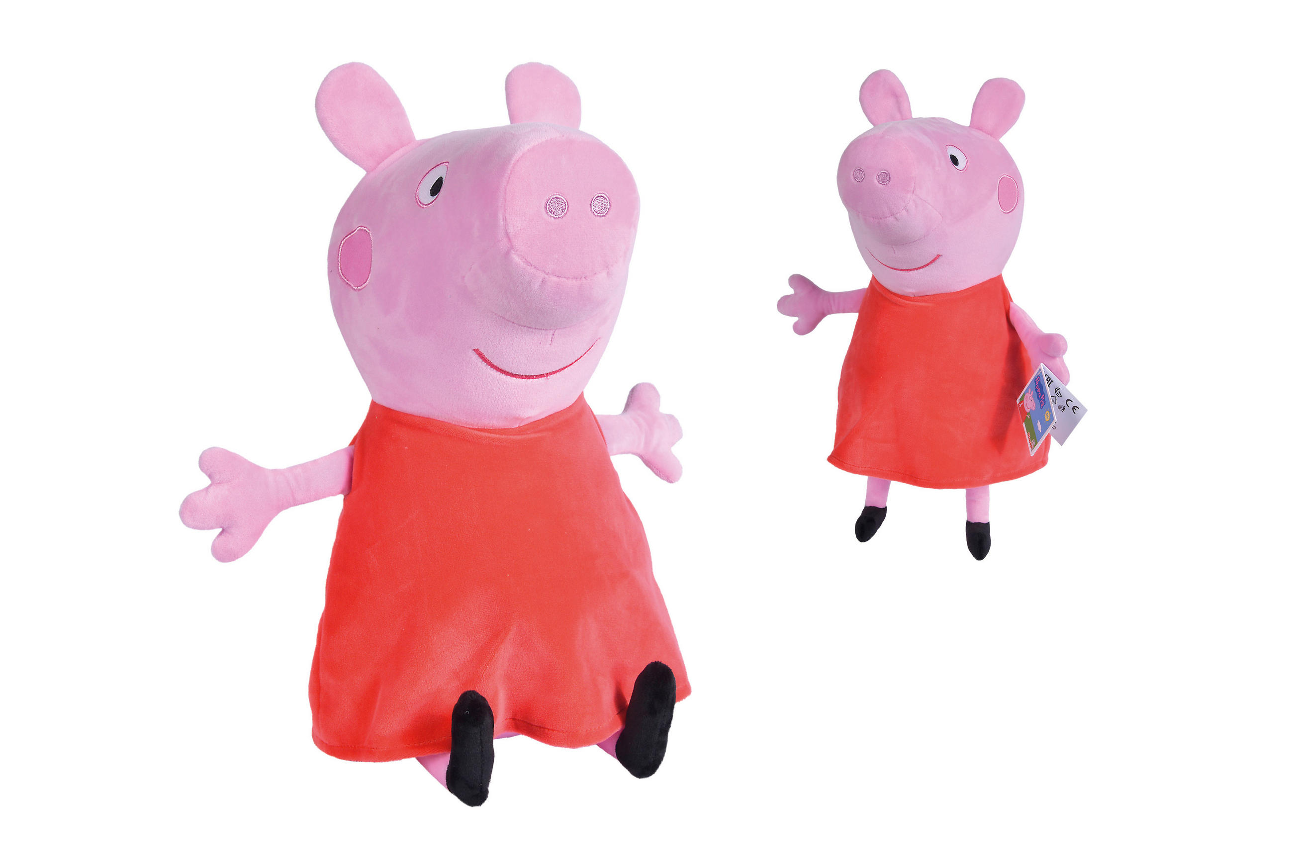 PLÜSCHTIER Peppa Pig  - Pink/Multicolor, Basics, Kunststoff/Textil (20/20/33cm) - Simba