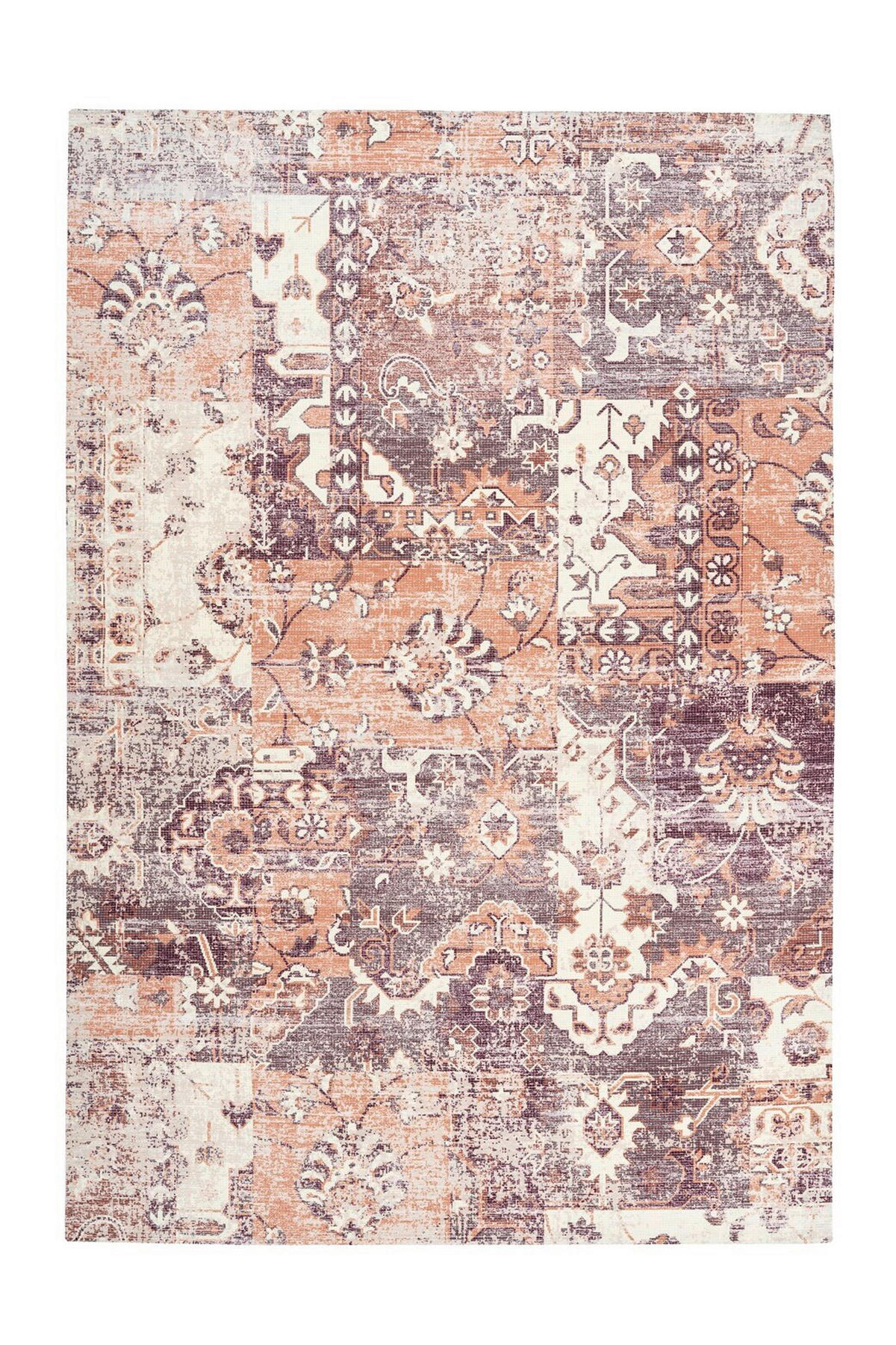 FLACHWEBETEPPICH 120/170 cm Indiana 425 Multi / Terra Multicolor, Terracotta  - Terracotta/Multicolor, KONVENTIONELL, Textil (120/170cm)