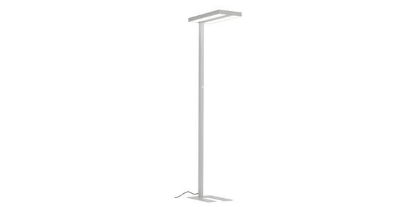 LED-STEHLEUCHTE 61/28/195 cm - Klar/Chromfarben, KONVENTIONELL, Kunststoff/Metall (61/28/195cm) - Novel