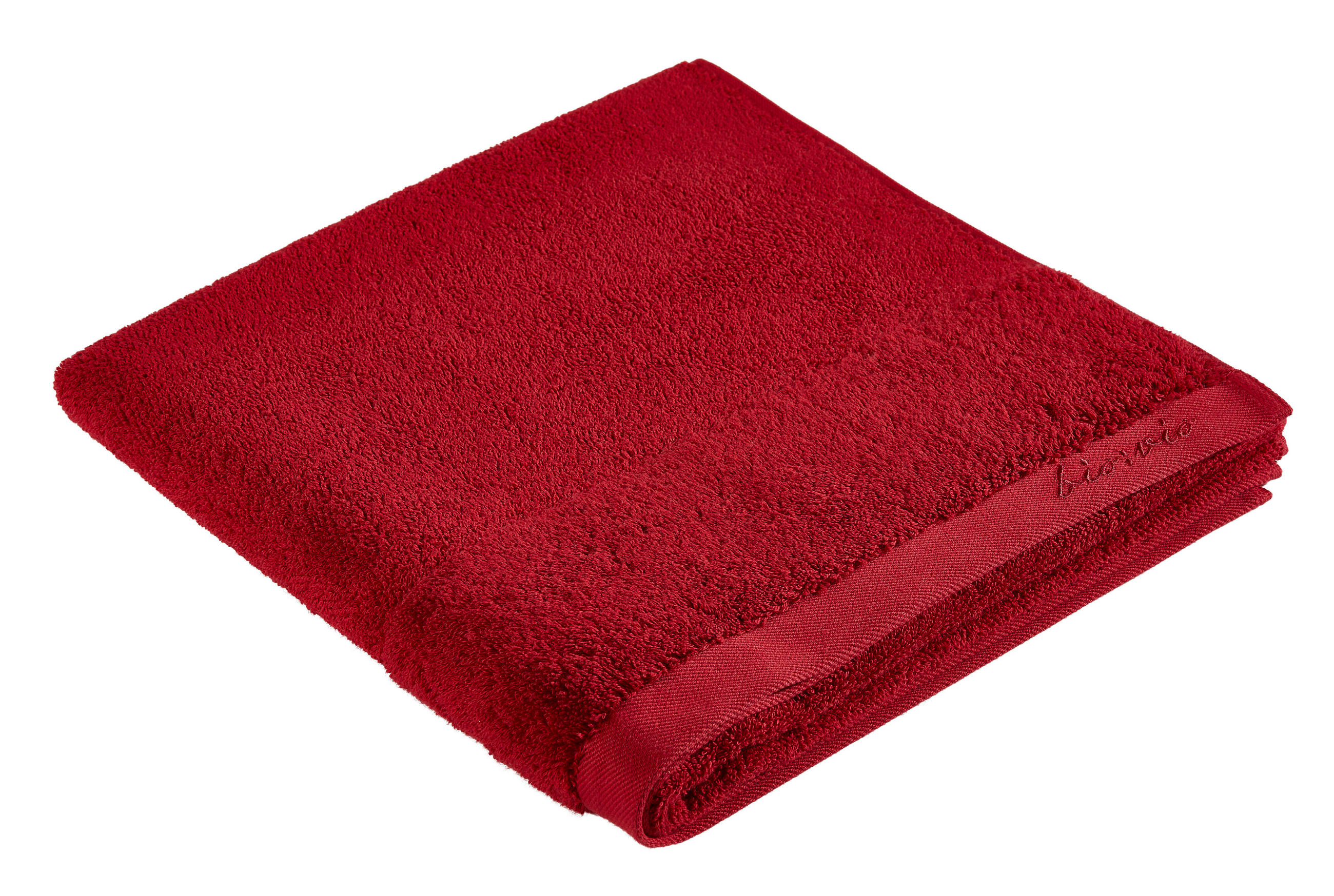 DUSCHTUCH BONITA 70/140 cm - Rot, Basics, Textil (70/140cm) - Bio:Vio