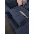 ECKSOFA in Webstoff Dunkelblau  - Schwarz/Dunkelblau, Design, Holz/Textil (216/302cm) - Xora