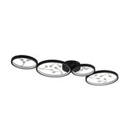 LED PLAFONJERA - crna, Lajfstajl, metal (95/40/6,5cm)