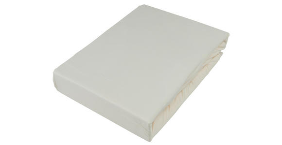 BOXSPRING-SPANNLEINTUCH 140/220 cm  - Ecru, KONVENTIONELL, Textil (140/220cm) - Novel