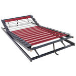 LATTENROST 100/200 cm  - Anthrazit/Weinrot, Basics, Holz/Kunststoff (100/200cm) - Dieter Knoll