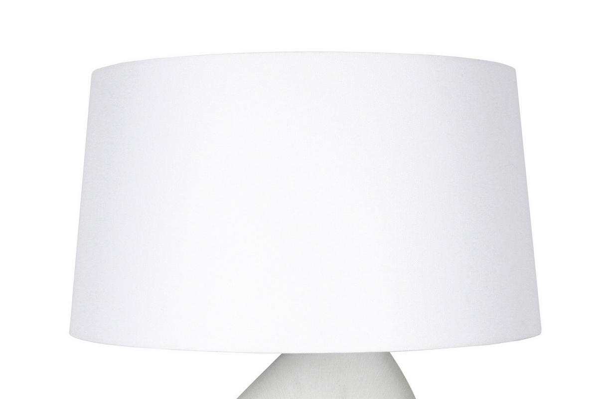 TISCHLEUCHTE 30/69/16 cm   - Blau/Elfenbein, Design, Keramik/Textil (30/69/16cm) - P & B