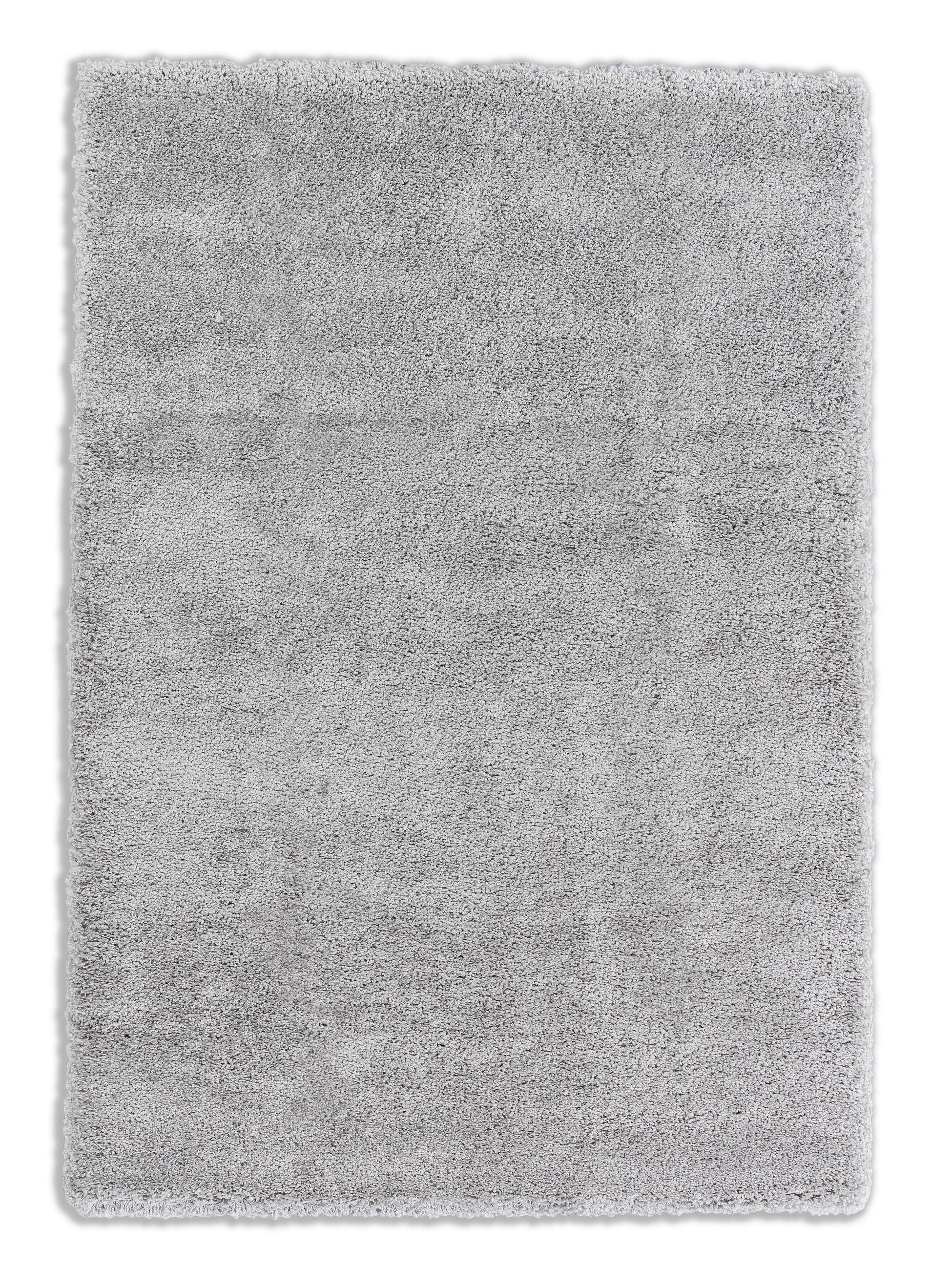HOCHFLORTEPPICH 67/130 cm Savage Silberfarben  - Silberfarben, KONVENTIONELL, Textil (67/130cm) - Schöner Wohnen