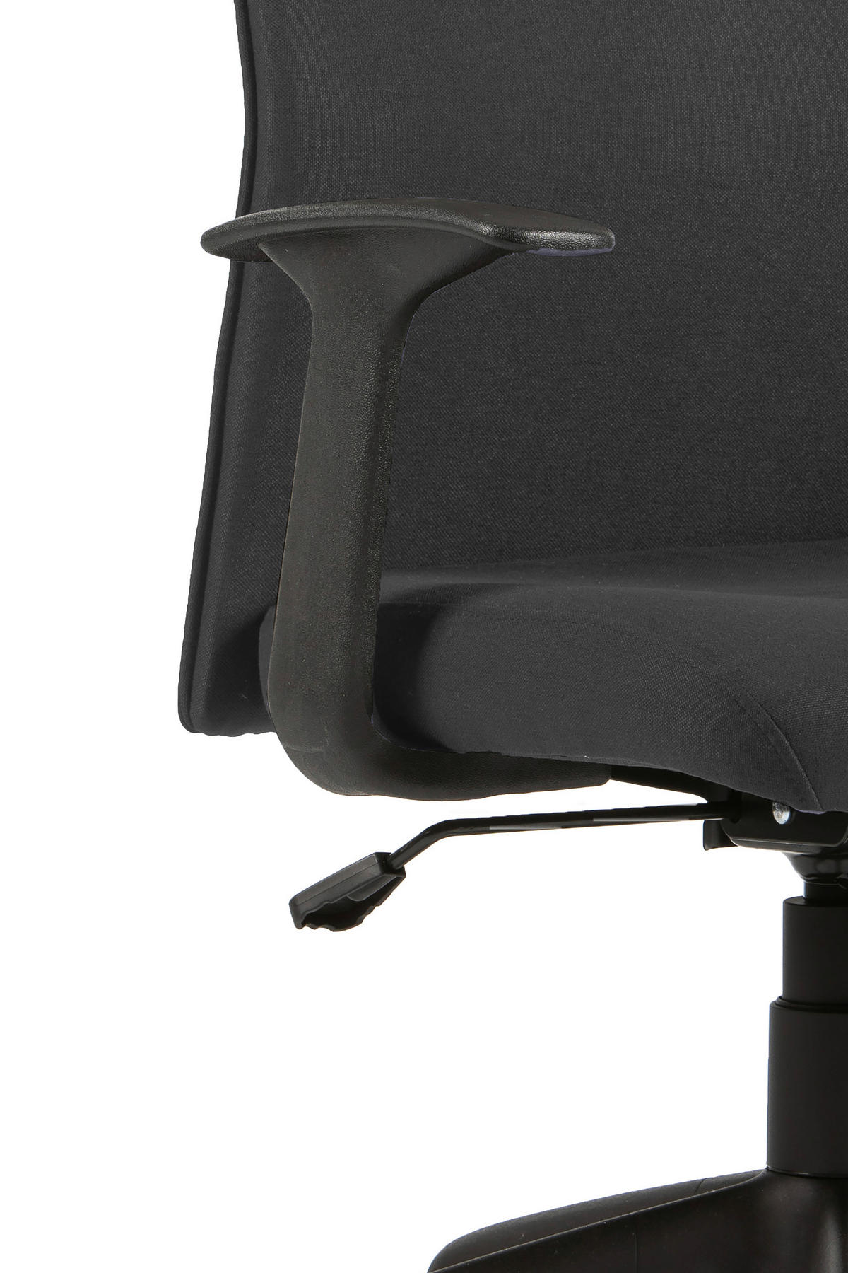 DREHSTUHL  in Webstoff Schwarz  - Schwarz, MODERN, Kunststoff/Textil (56/92,5-100,5/61,5cm) - MID.YOU