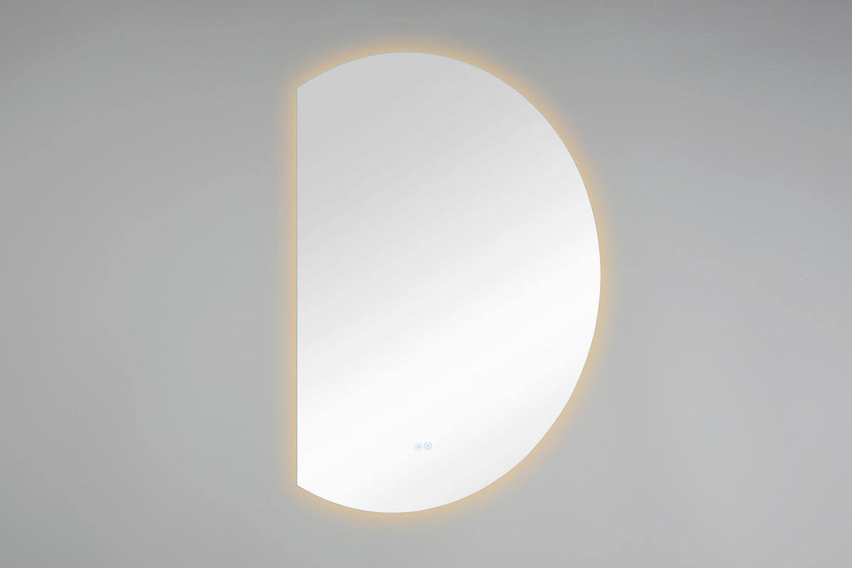 BADEZIMMERSPIEGEL 89/112/2,5 cm  - Silberfarben, MODERN, Glas (89/112/2,5cm) - Dieter Knoll