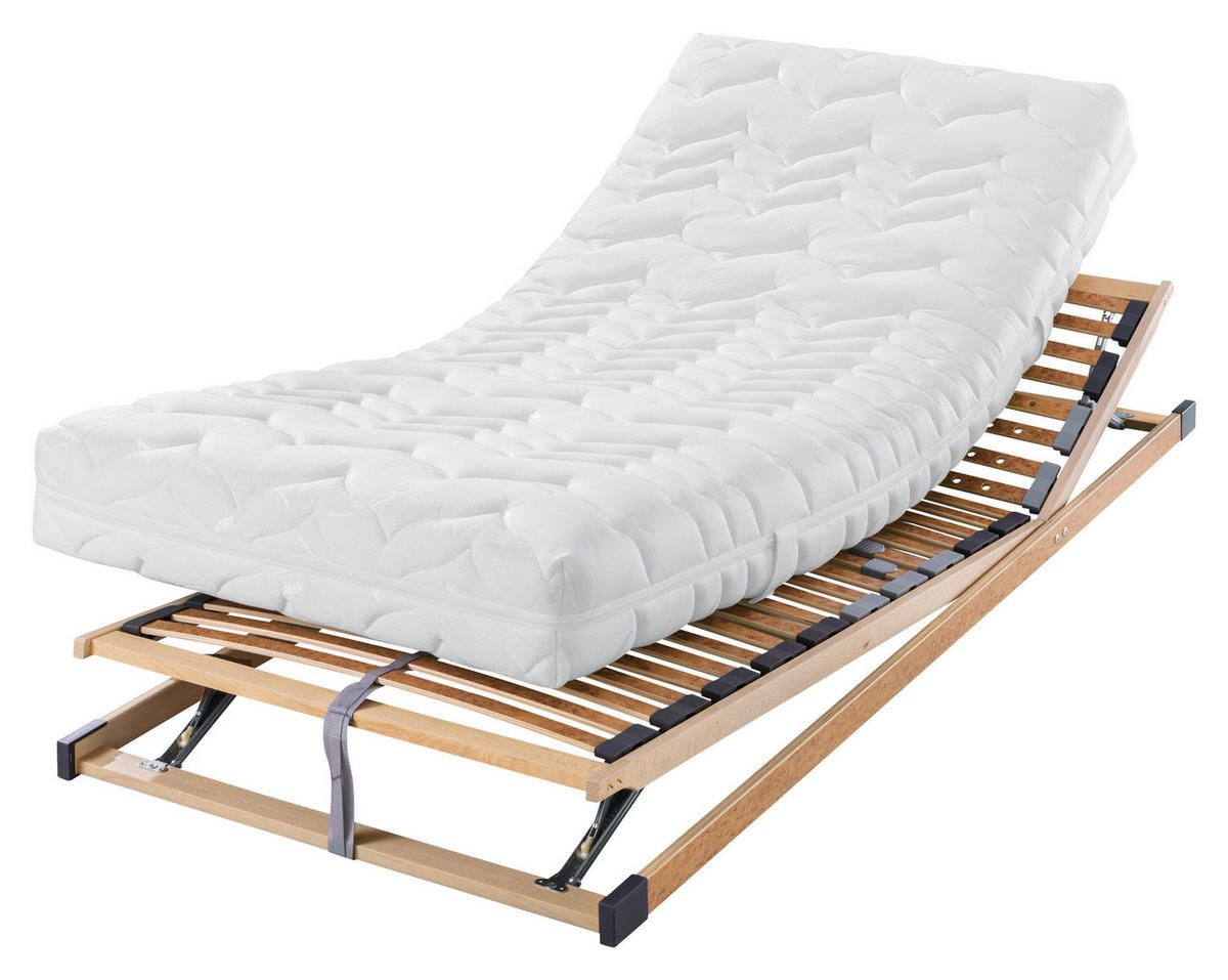 MATRATZENSET 140/200 cm  - Ahornfarben, KONVENTIONELL, Holz (140/200cm) - FAN