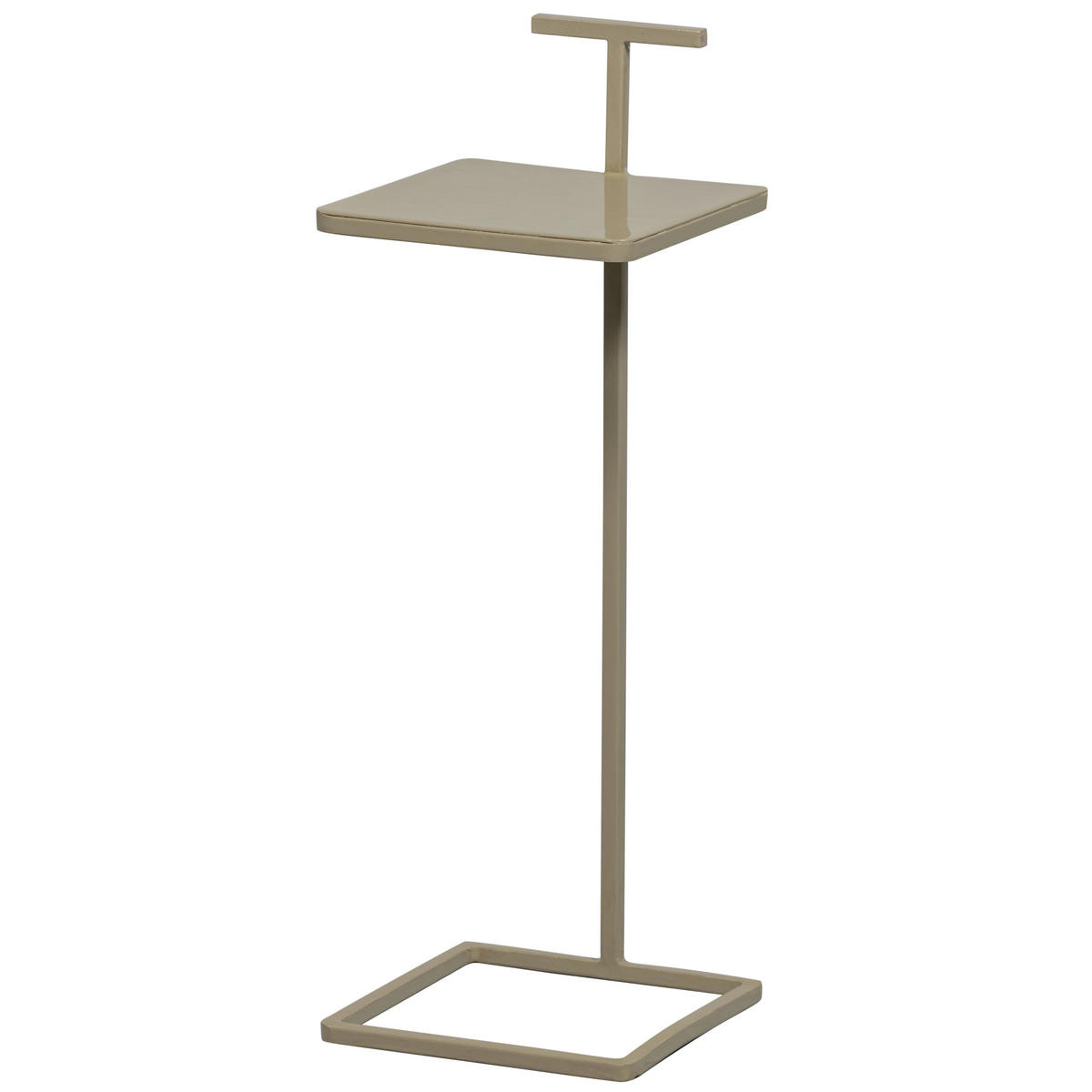 BEISTELLTISCH in Metall 22/22/64 cm  - Sandfarben, Design, Metall (22/22/64cm) - Livetastic