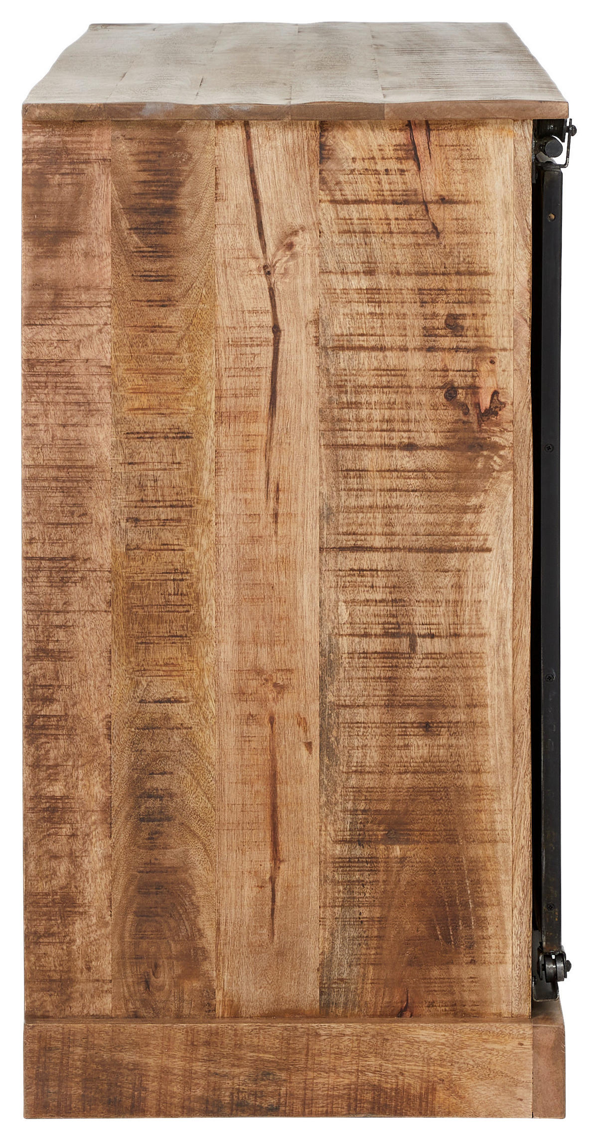 KOMMODE  in 140/85/45 cm  - Schwarz/Naturfarben, Natur, Holz/Metall (140/85/45cm) - MID.YOU