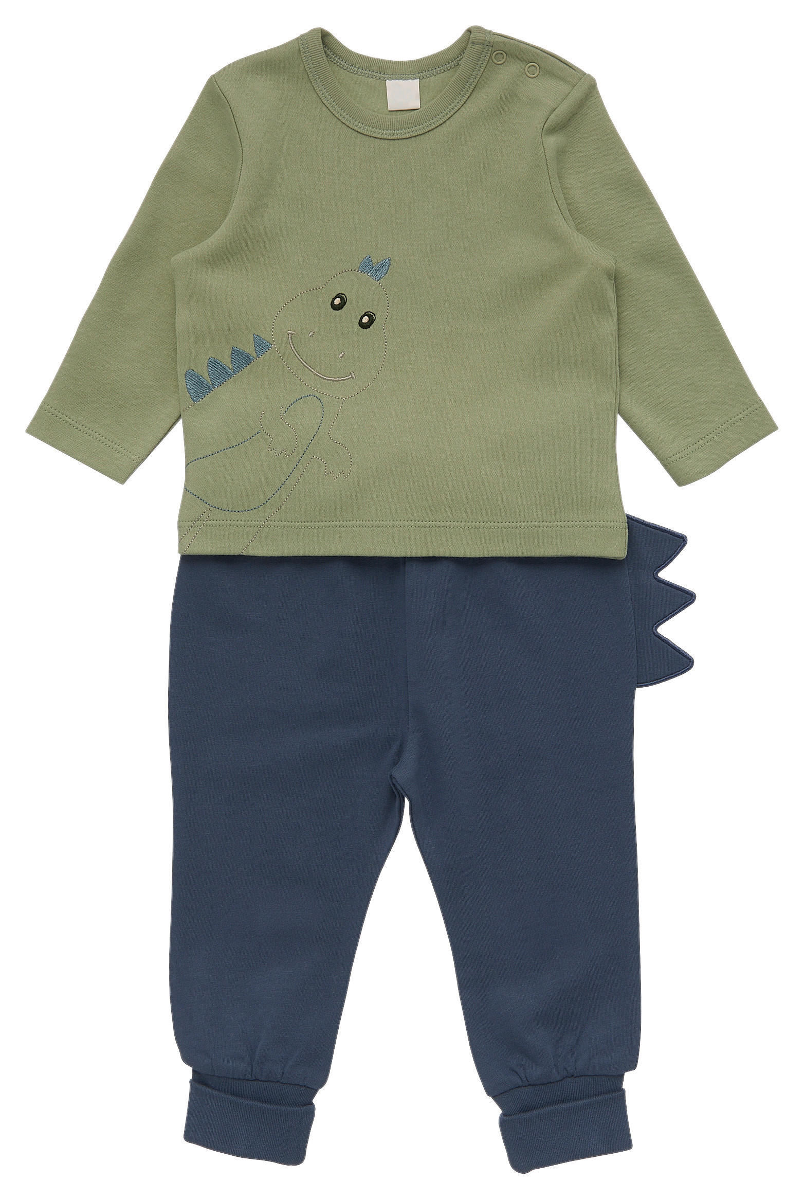 BABYBEKLEIDUNGSSET Didi &Dany 2-teilig  - Blau/Salbeigrün, Basics, Textil (62null) - Patinio