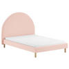 KINDER-/JUNIORBETT - Naturfarben/Rosa, ROMANTIK / LANDHAUS, Holz/Textil (140/200cm) - MID.YOU