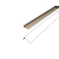 Winkelleiste weiß - Weiß, Design, Naturmaterialien (240/2.2/4.5cm) - Egger Holzwerkstoffe